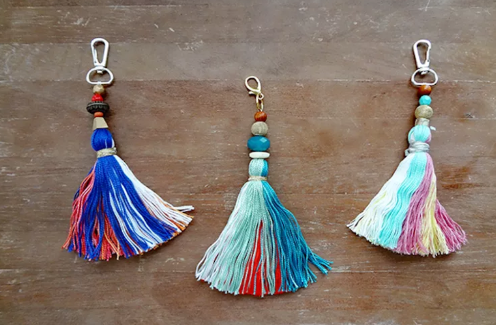Beaded Keychain Crafts for Kids